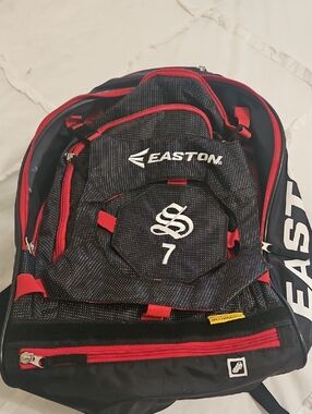 Easton Black Red Men's Baseball Backpack